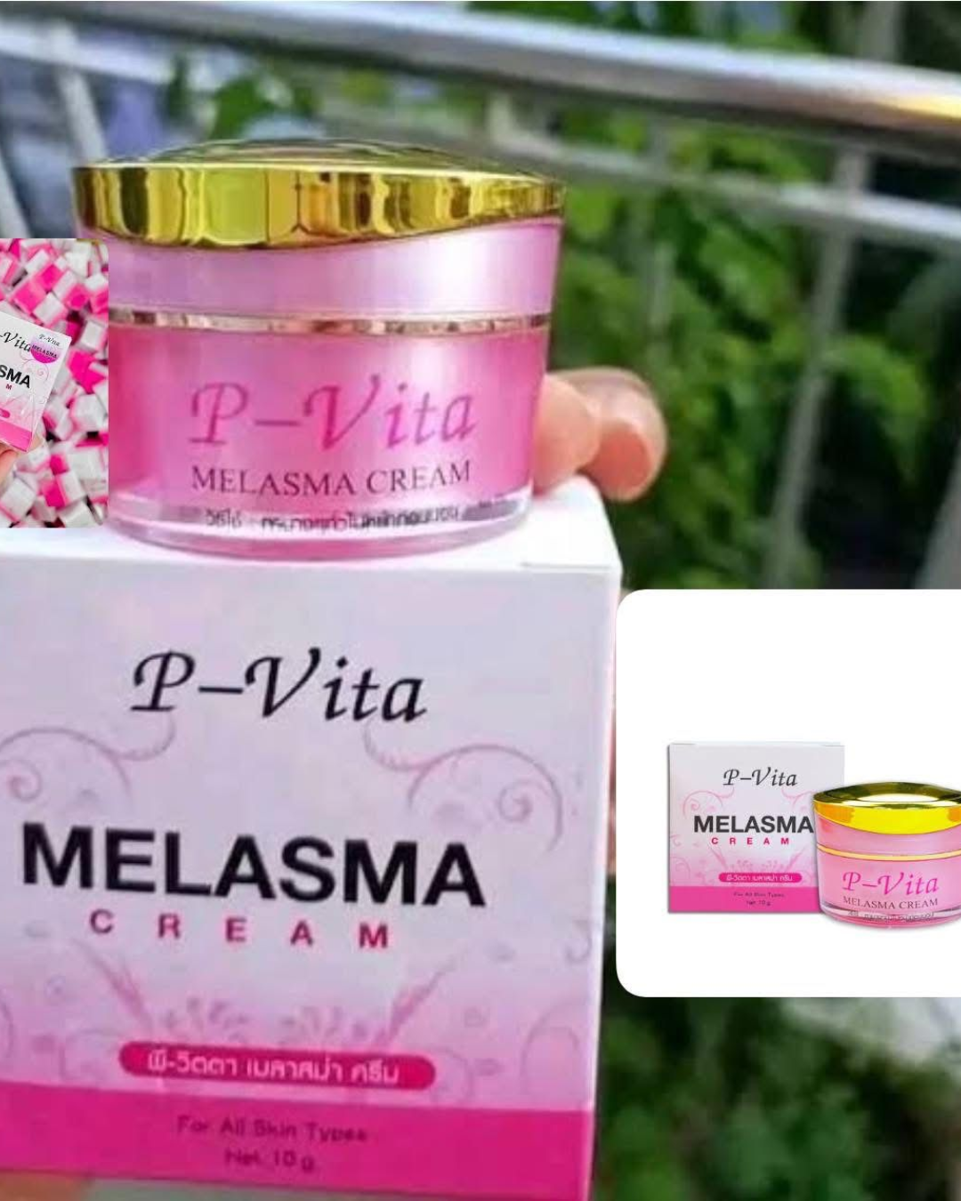 P-Vita Melasma Cream (10g) – Advanced Treatment from Thailand - Image 2