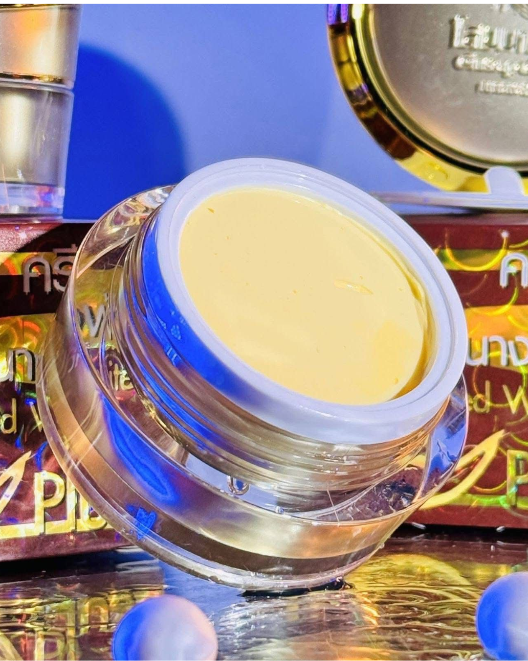 GINSENG SPEED WHITE NIGHT CREAM (20G)MADE IN THAILAND - Image 3